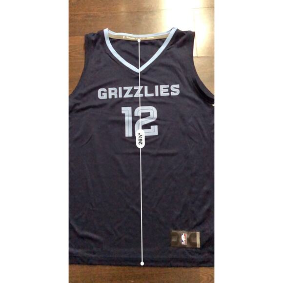 Fanatics Memphis Grizzlies Ja Morant 12 NBA Fastbreak Jersey Mens L Navy - Picture 11 of 12